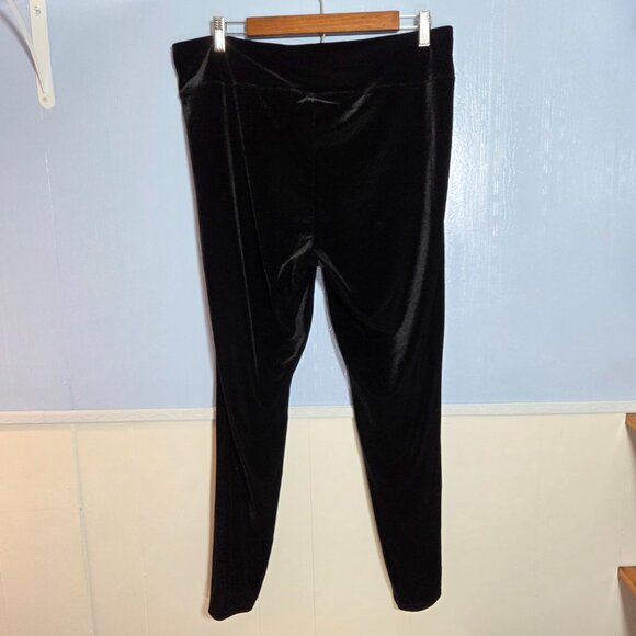 Gap Extra Large High Rise Pull On Velvet Holiday Casual Dressy Leggings - Picture 6 of 9